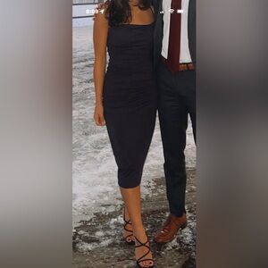 Susana Monaco Black Midi Dress